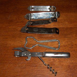 Bottle and Can openers, Lot of 6